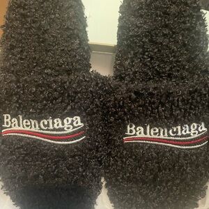 Balenciaga Black Fuzzy Socks
